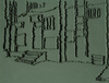 Skizze « Au noir-Hassi Messaoud », 2005.