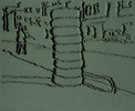 Skizze « Pneumatique-Fès », 2004.